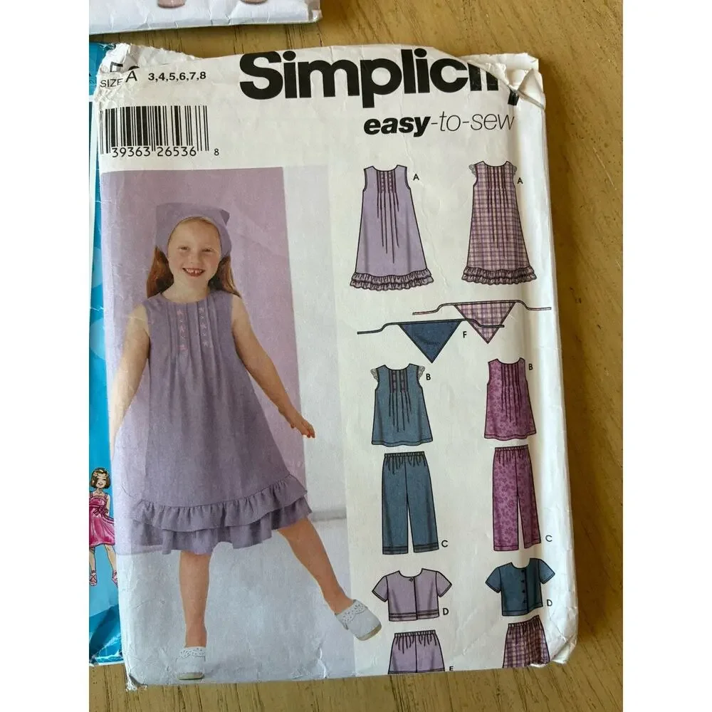5 Girls School Dresses Sundress Lizzie McGuire Project Runway Cute Sew Patterns
